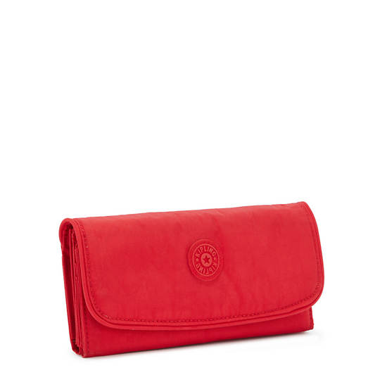 Kipling Money Land Snap Wallet Wallets Red Rouge | CA 2193GS